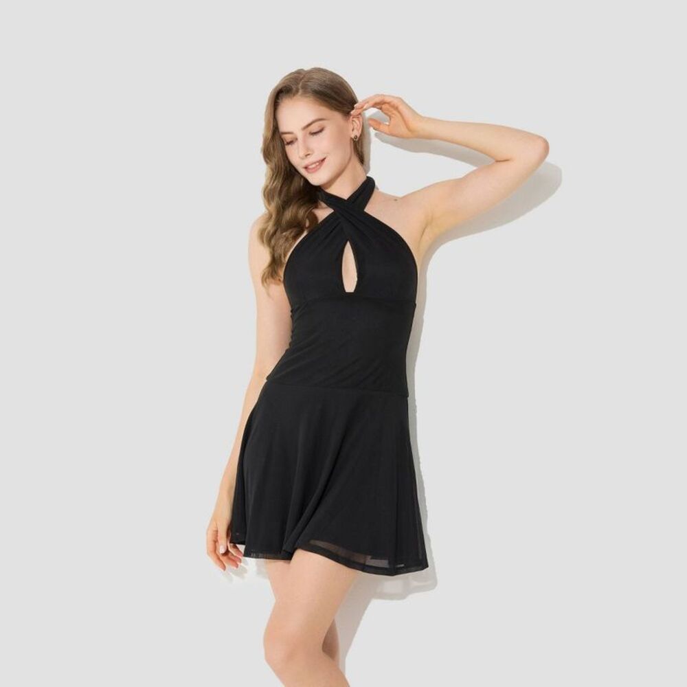 Women's Multiway Mini A-Line Dress - Wild Fable Black S